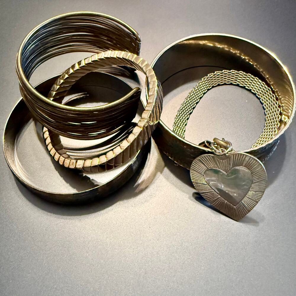 Bundle of Mixed Metal Boho Bracelets - Picture 2 of 6